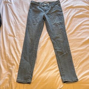 Levi's Women's Skinny Jeans in Blue Gray